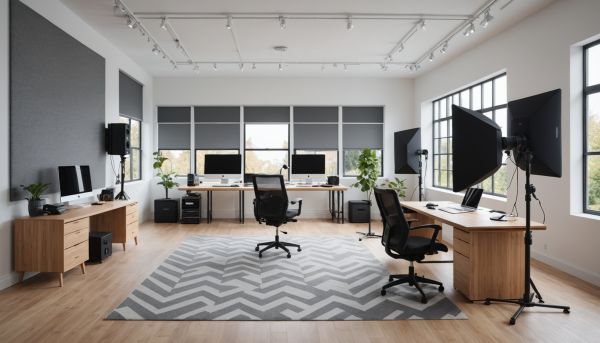 Décoration de studio moderne et pratique