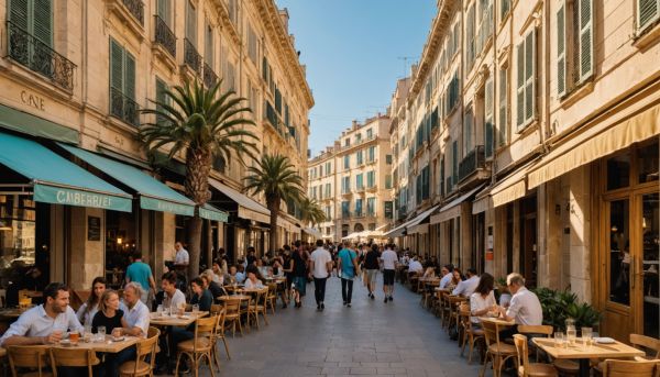 Vie étudiante dans le quartier de la Canebière