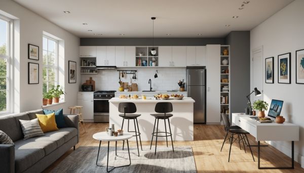 Vivre en colocation dans un studio